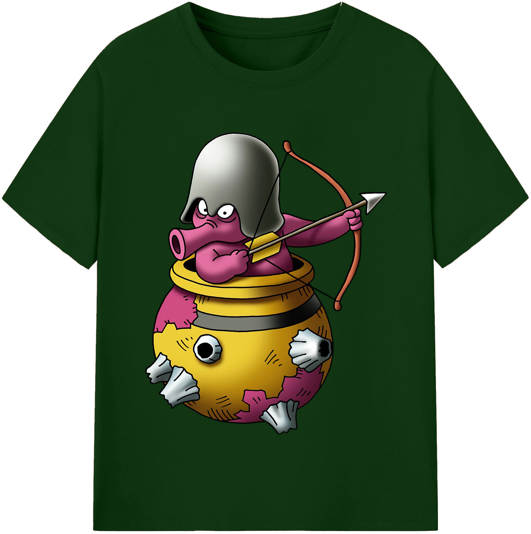 （画像用） ドラゴンクエスト Doragon Kuesuto Dragon Quest 綿100％半袖Tシャツ（フロントプリント）